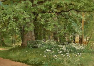 Ivan Ivanovich Shishkin - A Bench In The Shade