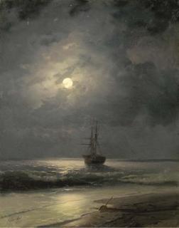 Ivan Konstantinovich Aivazovskii - A Ship At Anchor