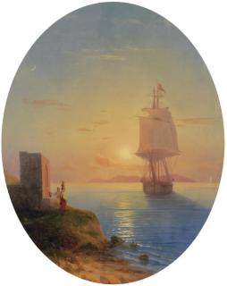 Ivan Konstantinovich Aivazovskii - Coastal sunset