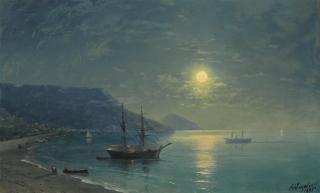Ivan Konstantinovich Aivazovsky - Evening In Crimea