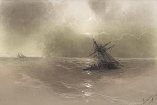Ivan Konstantinovich Aivazovsky - Ship At High Sea