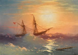 Ivan Konstantinovich Aivazovsky - Ship at Sea