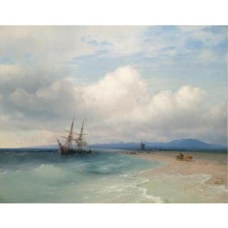 Ivan Konstantinovich Aivazovsky - Shipping Along The Crimean Coast