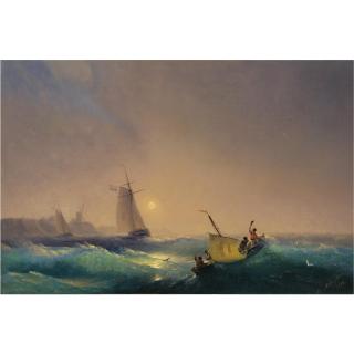 Ivan Konstantinovich Aivazovsky - Shipping Off The Dutch Coast