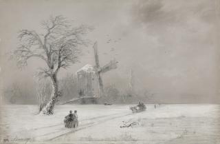 Ivan Konstantinovich Aivazovsky - Winter in Ukraine