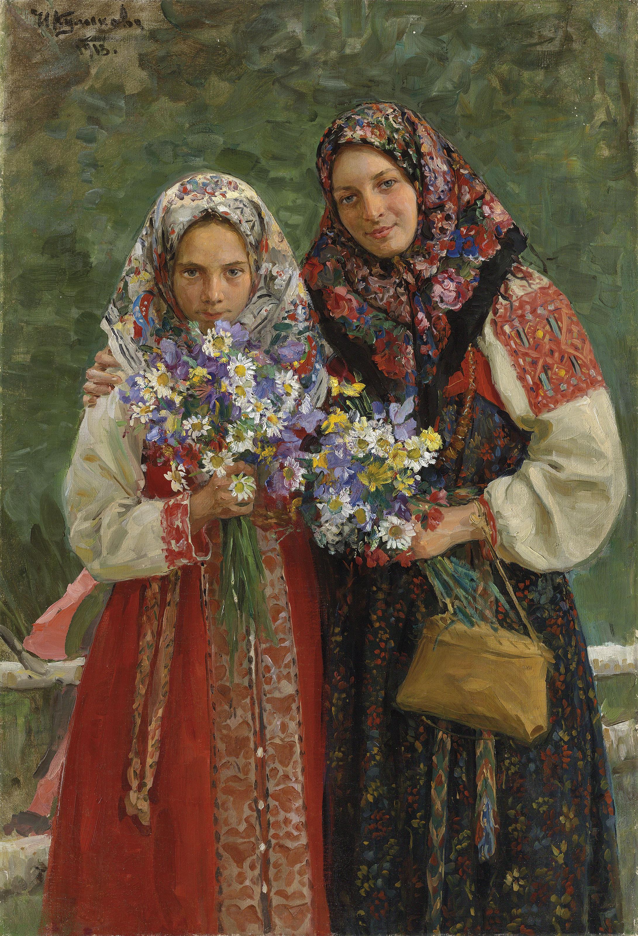 Ivan Kulikov - Peasant girls