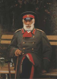 Ivan Nikolaevich Kramskoi - Portrait Of A Admiral Login Loginovich Heyden