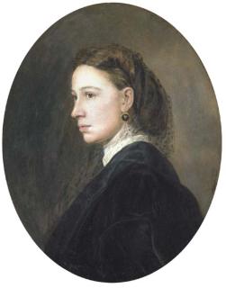 Ivan Nikolaevich Kramskoi - Portrait Of A Lady Thought To Be Pauline Viardot