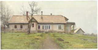 Ivan Pavlovich Pokhitonov - Cottage in a landscape