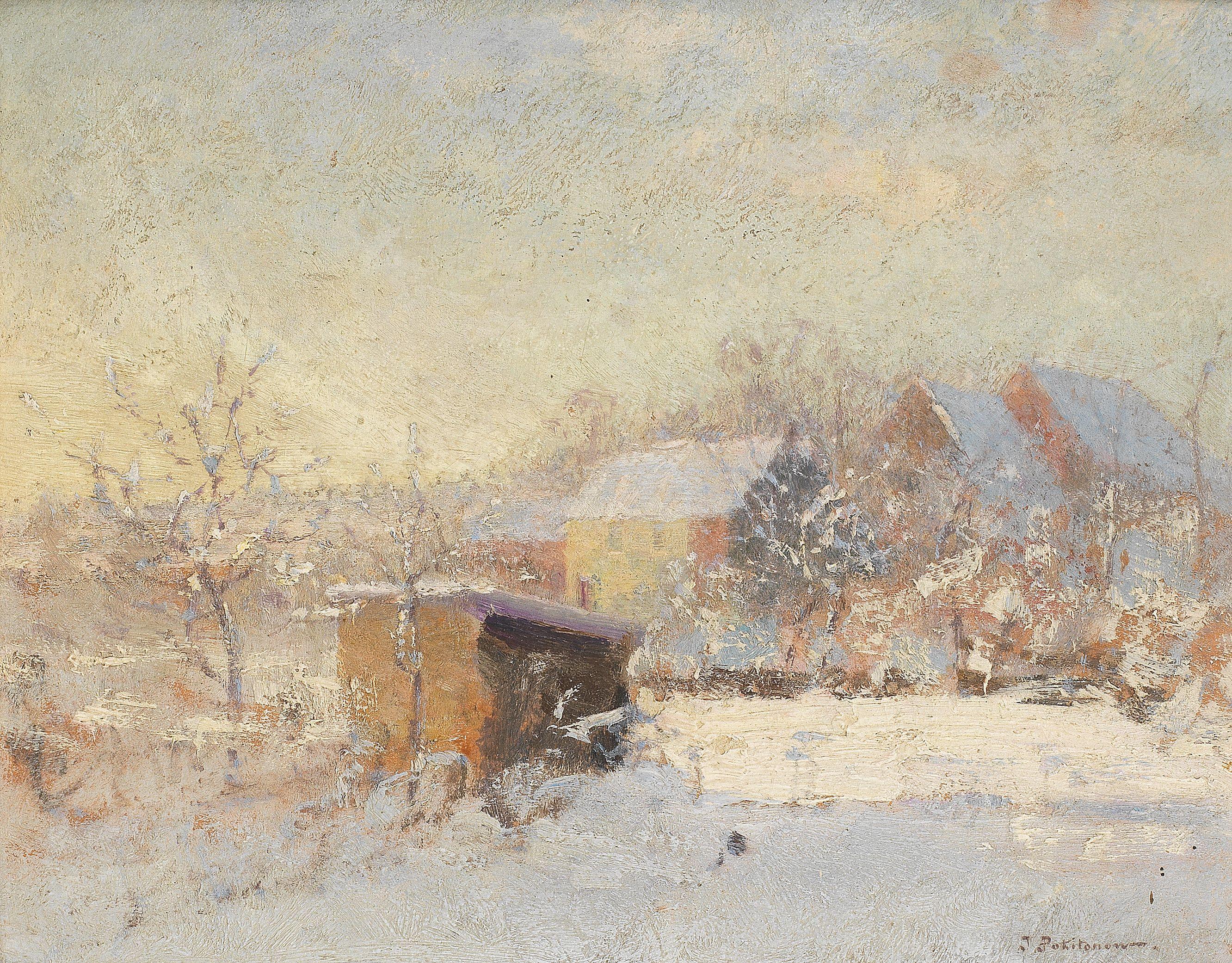 Ivan Pavlovich Pokhitonov - Le poulailler vu de la chambre de Boris