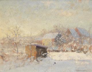 Ivan Pavlovich Pokhitonov - Le poulailler vu de la chambre de Boris