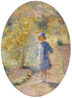 Ivan Pavlovich Pokhitonov - Portrait Of Ginette Duchesne