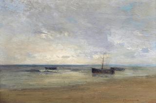 Ivan Pavlovich Pokhitonov - \'Soir après l\'orage. La Panne (1899-1900)