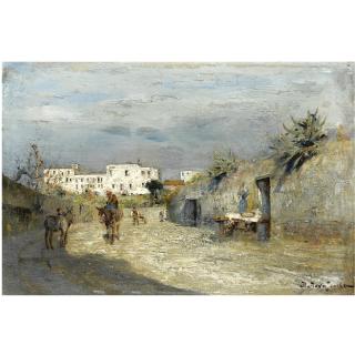 Ivan Pavlovich Pokhitonov - Street In The South Of France