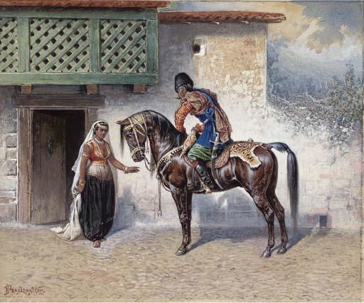 Ivan Petrovich Prianishnikov - A Caucasian Horseman Returns