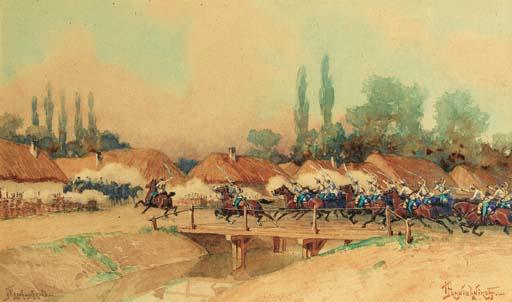 Ivan Petrovich Prianishnikov - Cavalry Attack at Alma