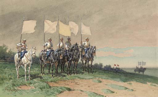 Ivan Petrovich Prianishnikov - Cuirassiers of The Imperial Guard