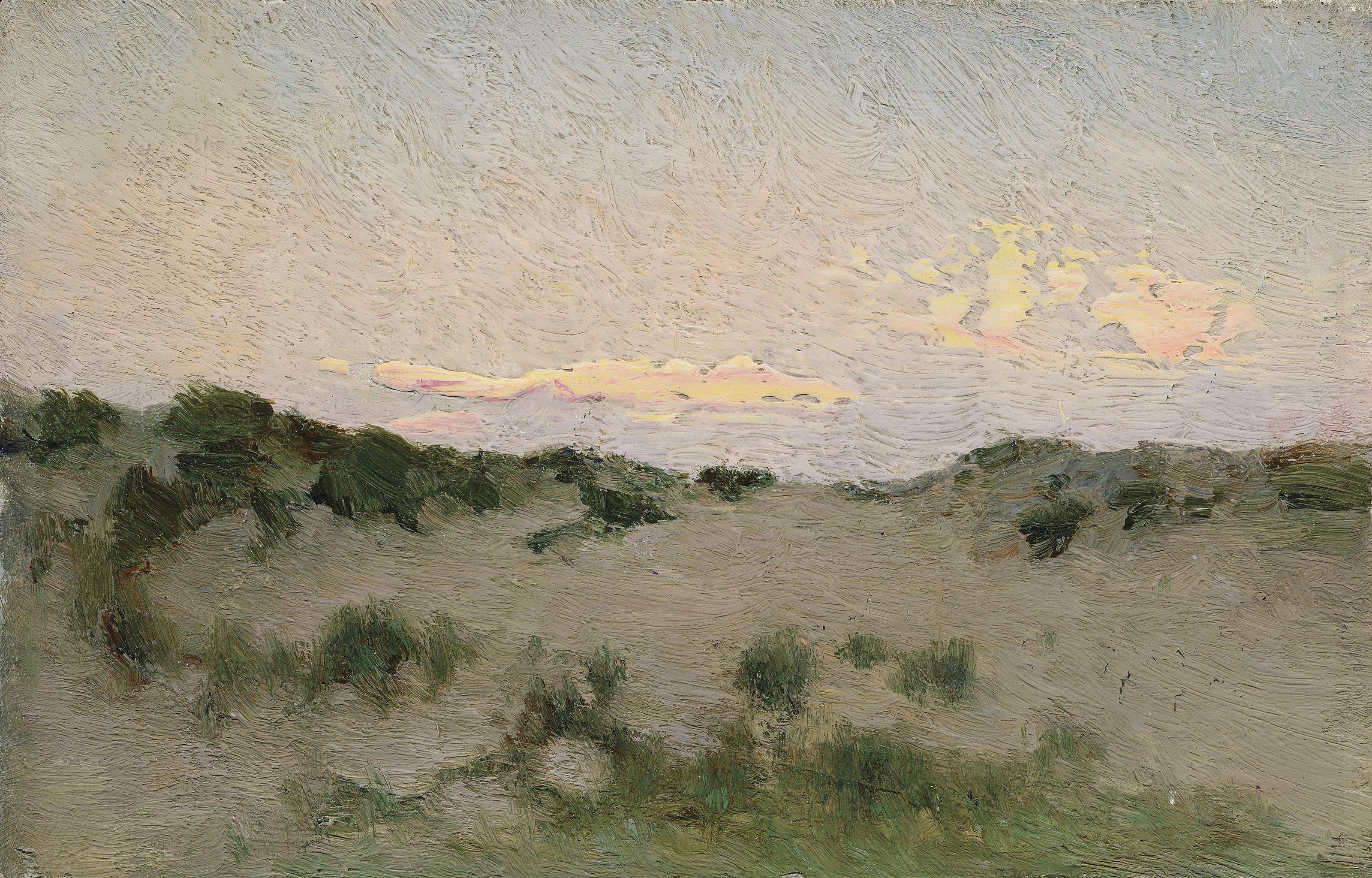 Ivan Pokhitonov - Dunes au crépuscule