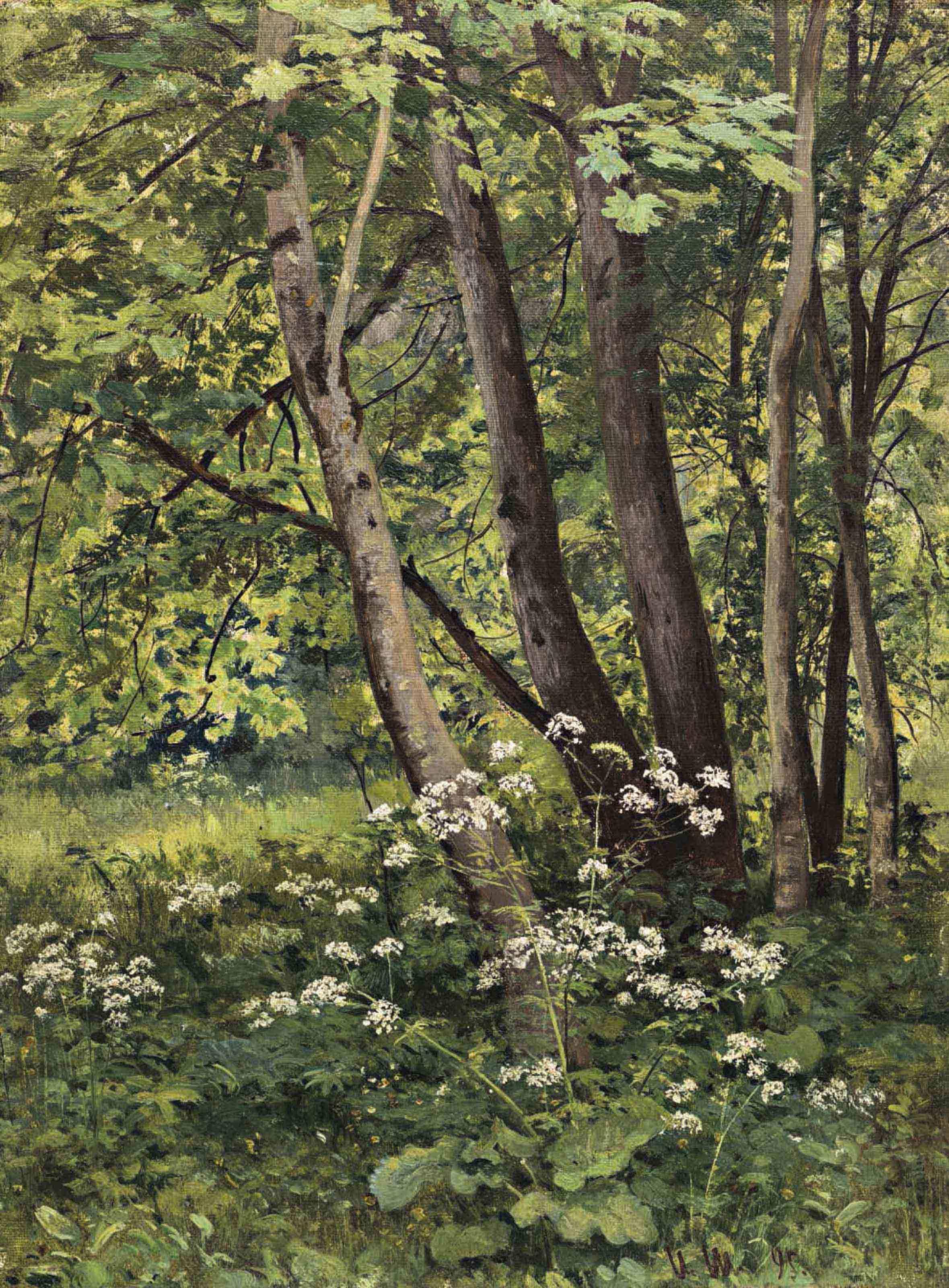 Ivan Shishkin - Forest flowers