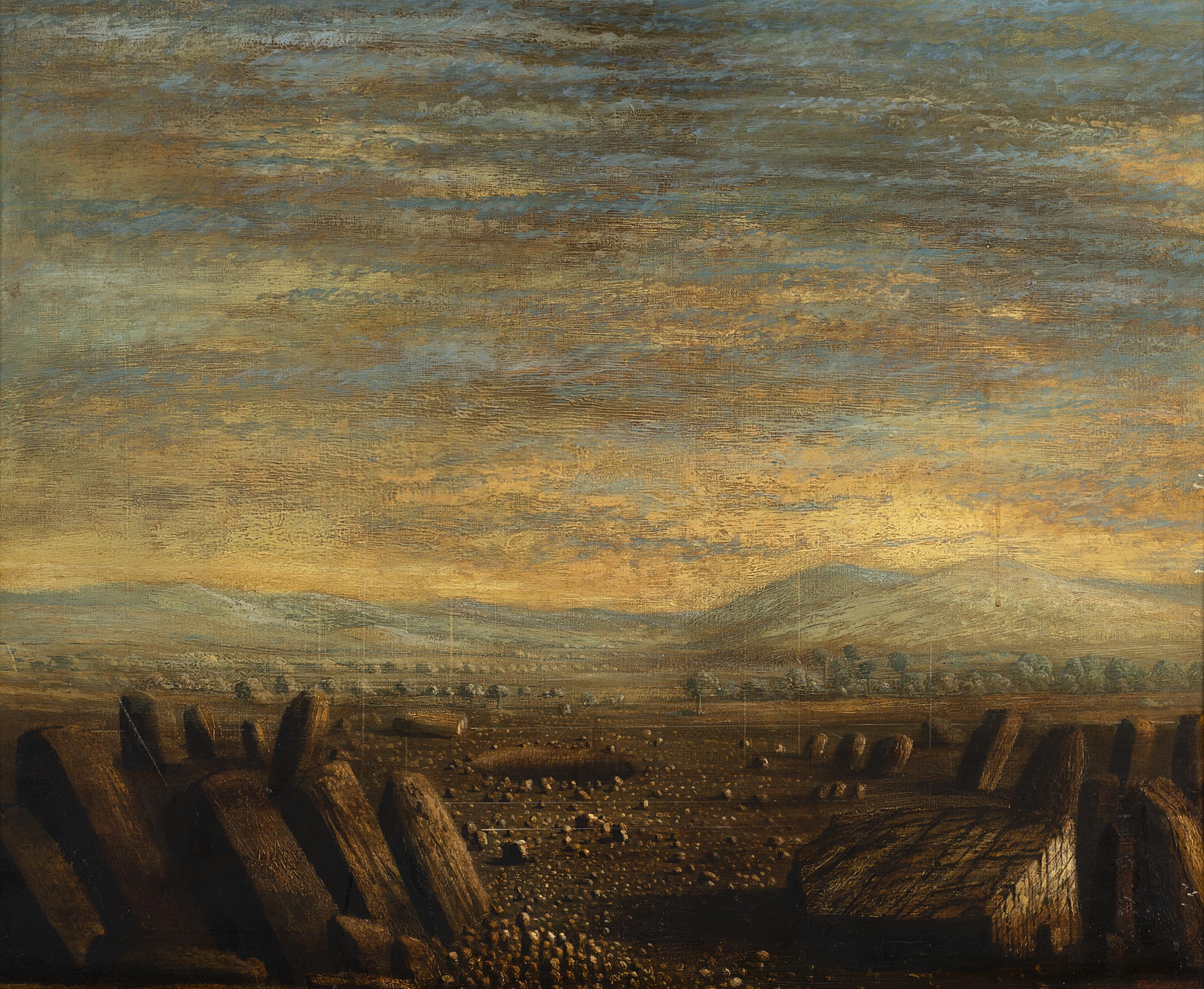 Ivan Theimer - Paysage au jaune de Naples