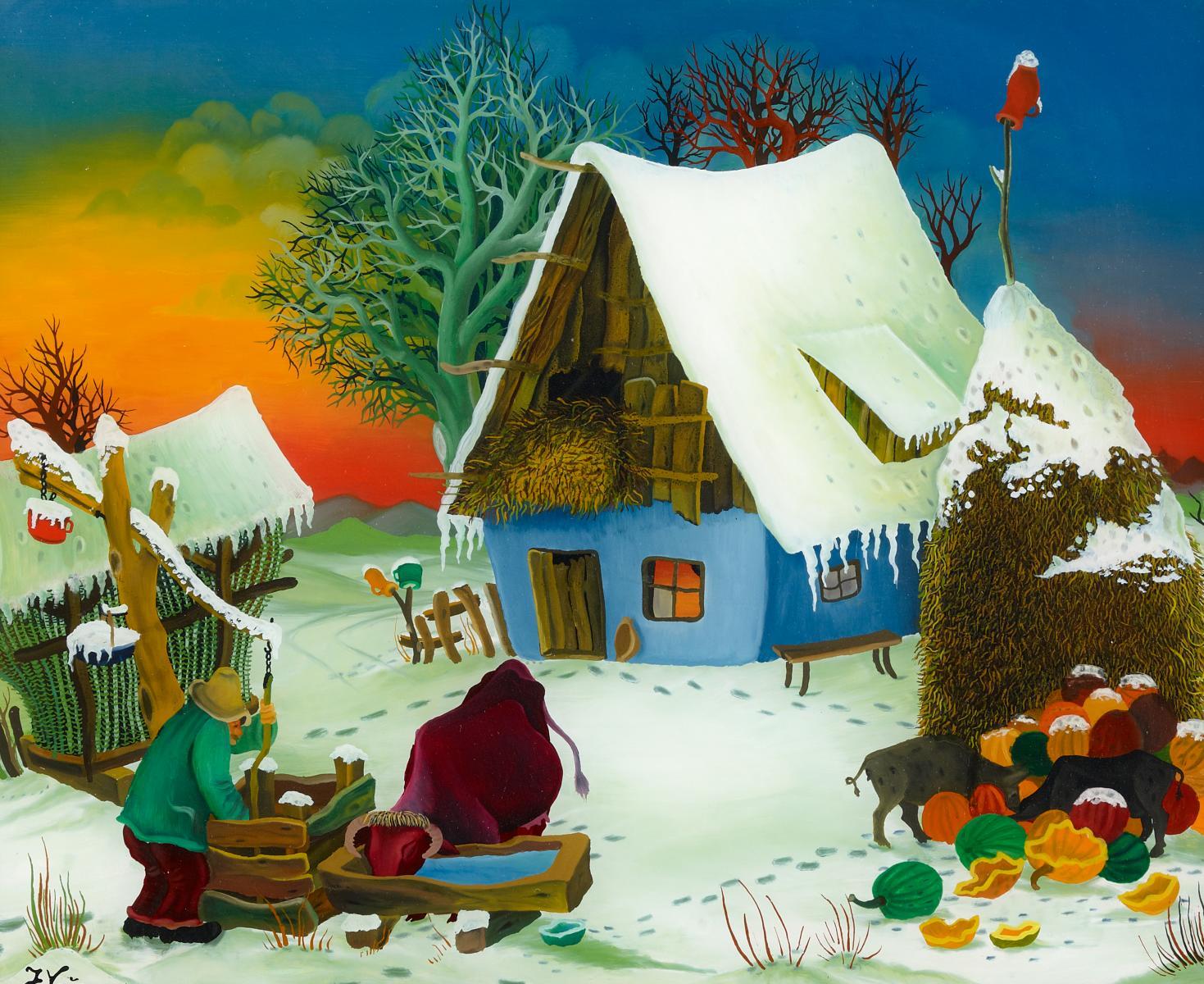 Ivan Vecenaj - Ein Bauer bei der Arbeit