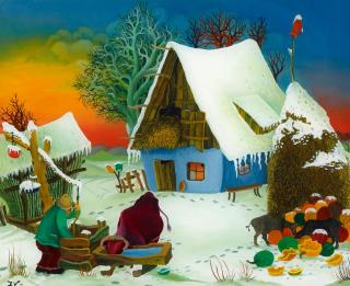 Ivan Vecenaj - Ein Bauer bei der Arbeit