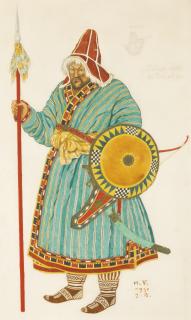 Ivan Yakovlevich Bilibin - Costume Design For Prince Igor