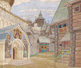 Ivan Yakovlevich Bilibin - Russian Village