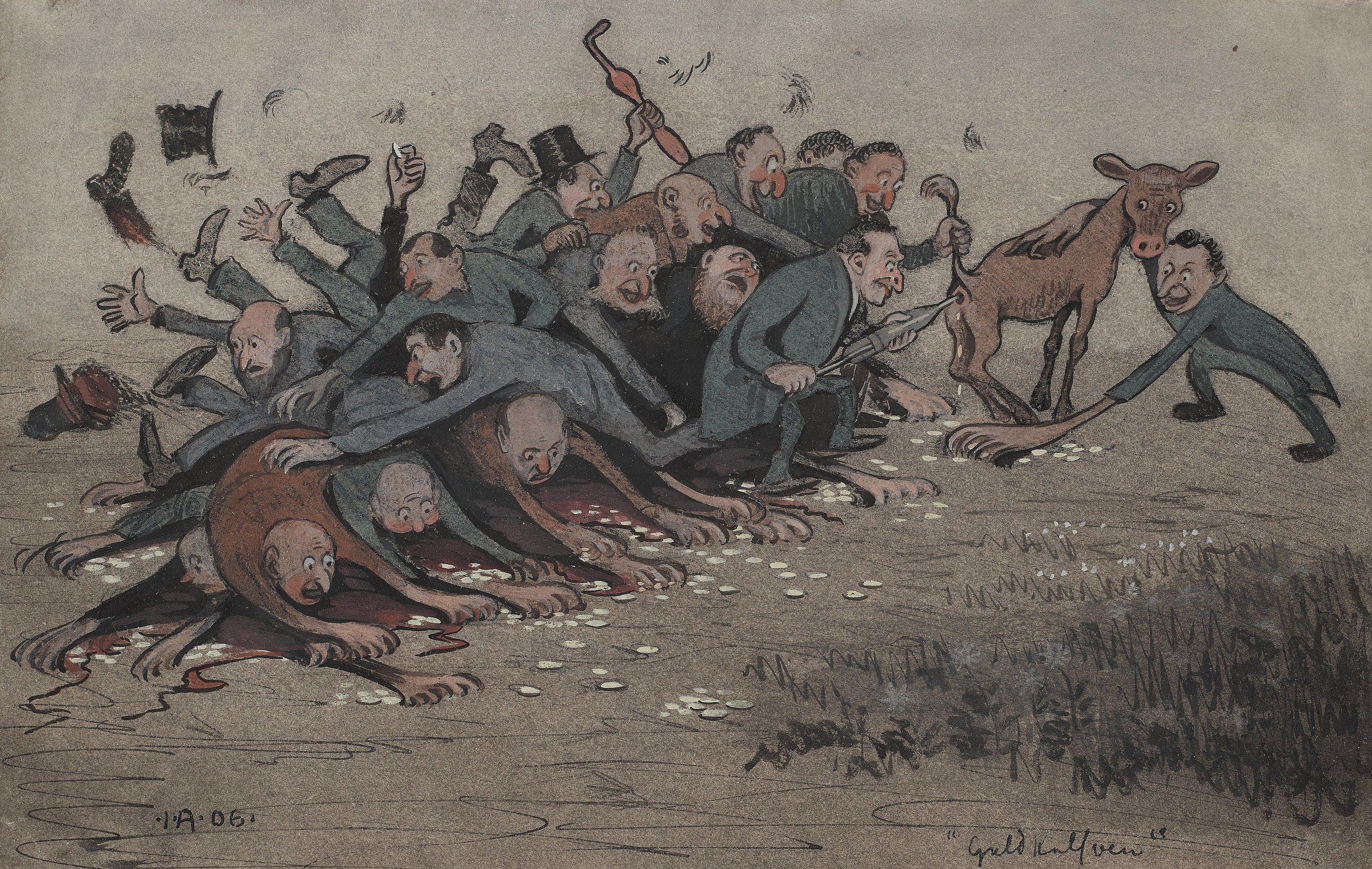 Ivar Arosenius - ”Guldkalfven” (The golden calf)