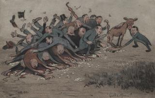 Ivar Arosenius - ”Guldkalfven” (The golden calf)