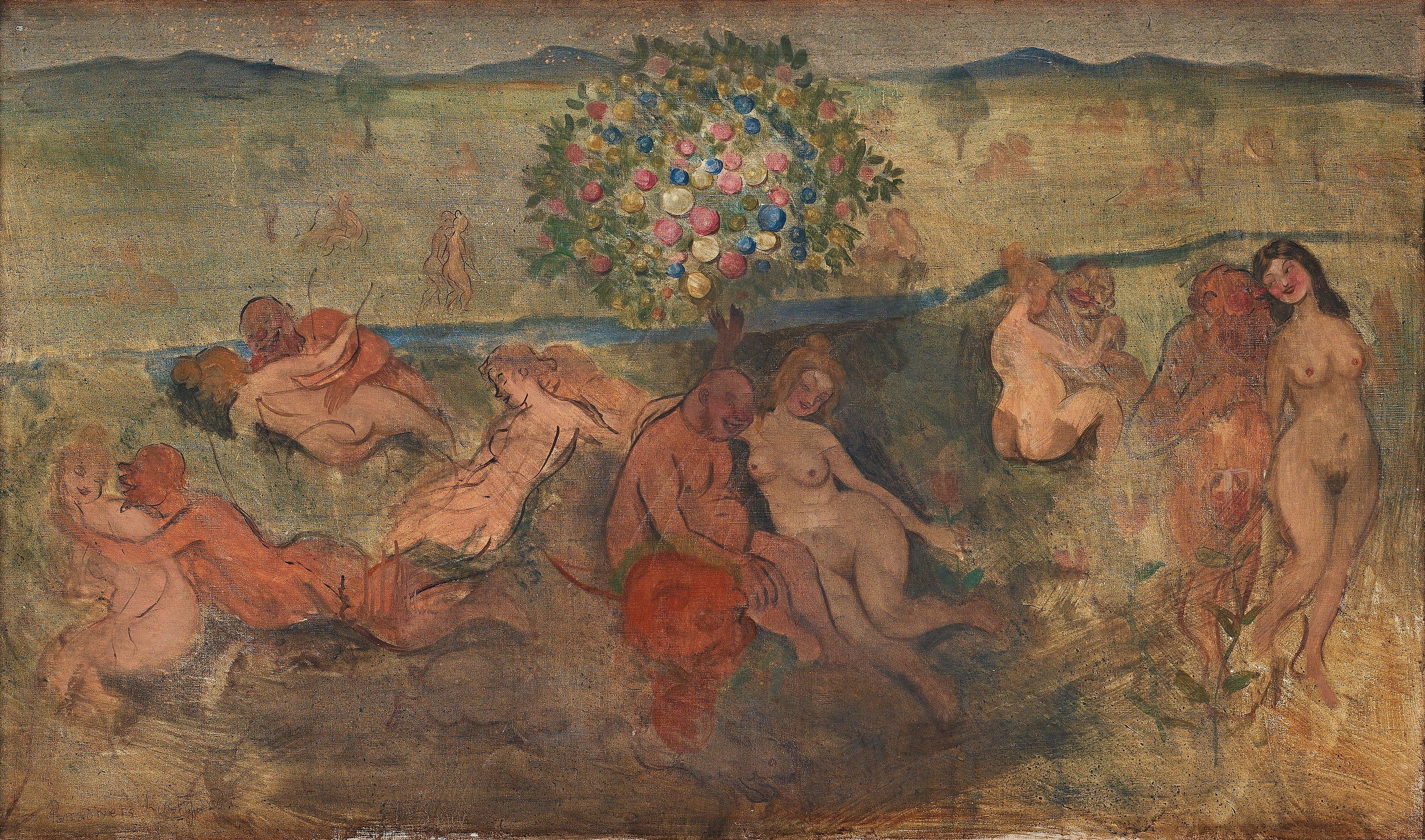 Ivar Arosenius - ”Paradisets lustgård” (The Garden of Paradise)