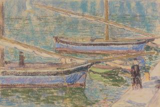 Ivo Hauptmann - Boote im Hafen