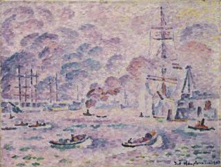 Ivo Hauptmann - Schiffe im Hafen