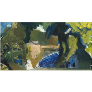 Ivon Hitchens - A Sunlit Mill