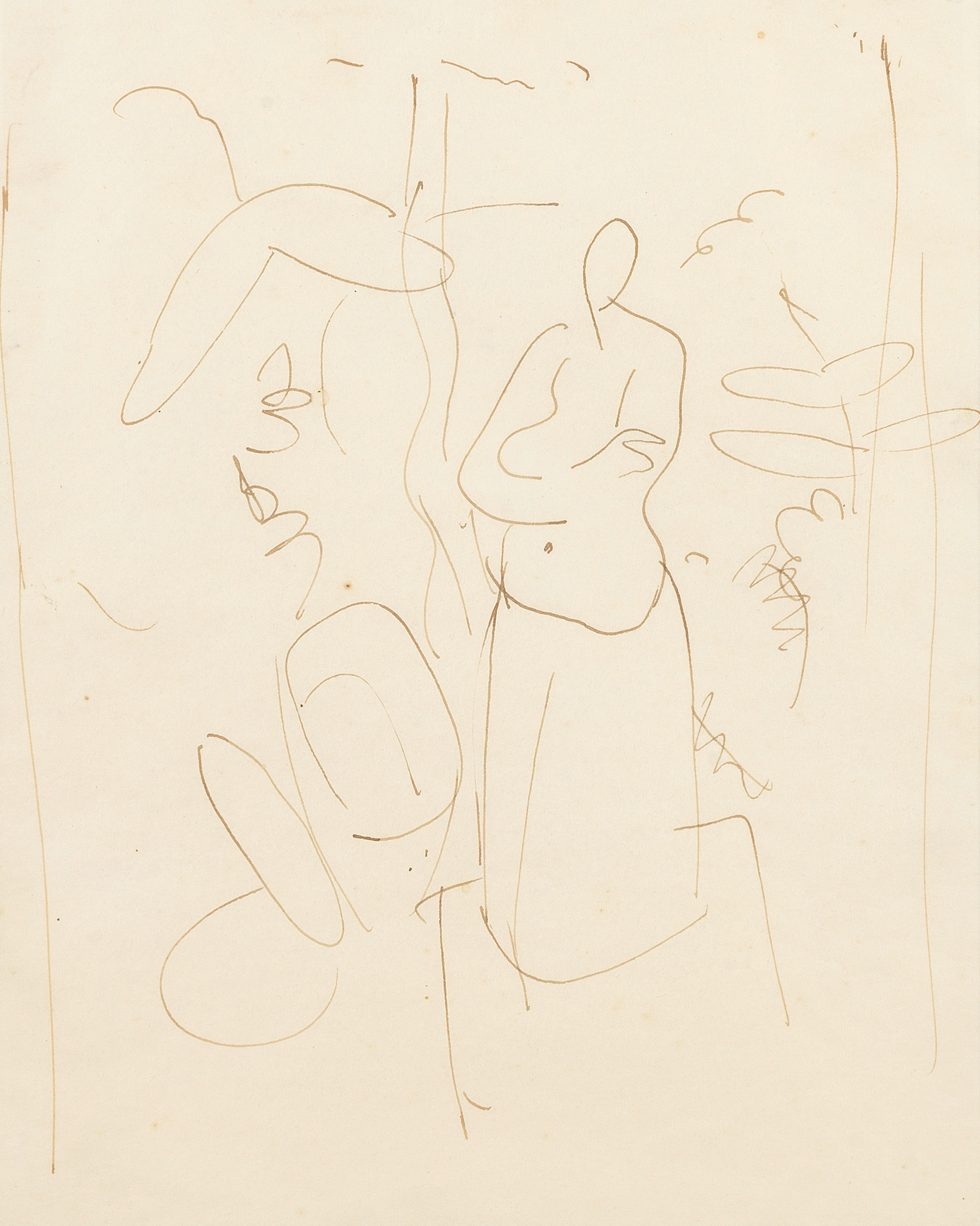 Ivon Hitchens - Courtyard Figure