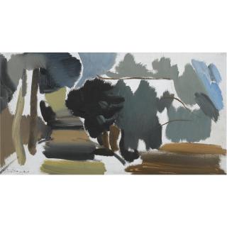 Ivon Hitchens - Dark And Light Trees