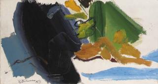 Ivon Hitchens - Figure In Shade