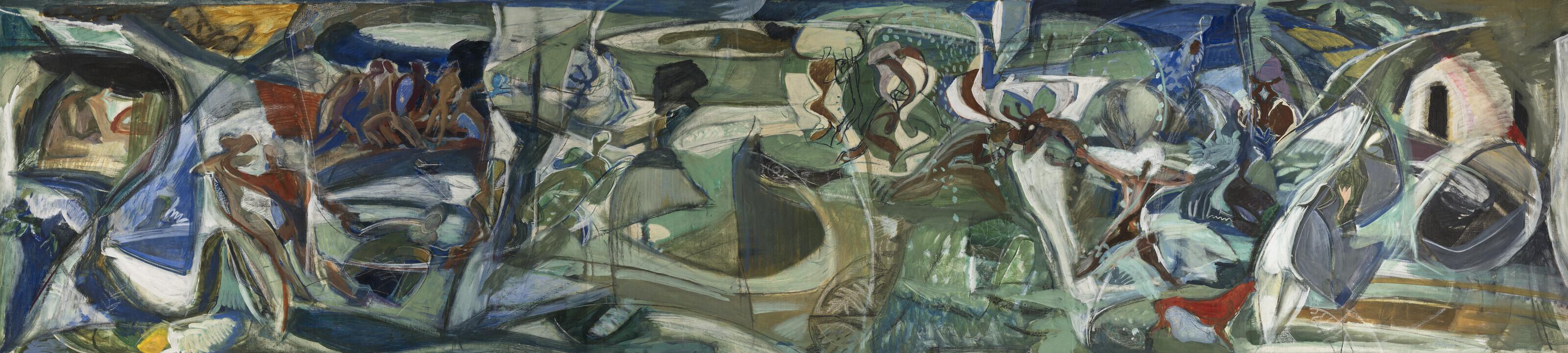 Ivon Hitchens - First Version of Mural for Cecil Sharp House