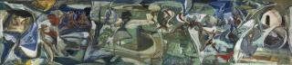 Ivon Hitchens - First Version of Mural for Cecil Sharp House