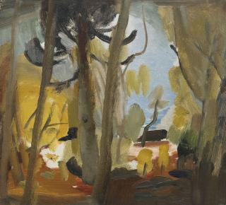 Ivon Hitchens - Larch Wood