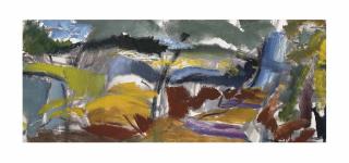 Ivon Hitchens - Misty Larchwood, Autumn