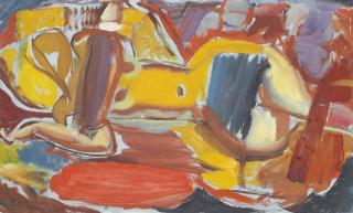 Ivon Hitchens - Resting Nude