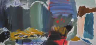 Ivon Hitchens - September Trees And Pond By House