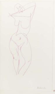 Ivon Hitchens - Standing Indian Woman