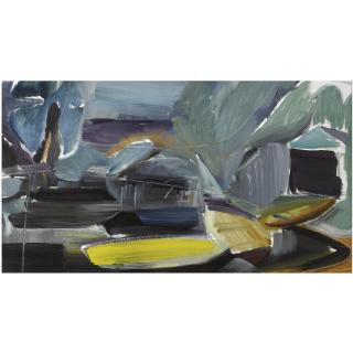 Ivon Hitchens - Three Boats, 1955 