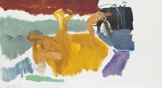 Ivon Hitchens - Three Figures Drying After Bathing