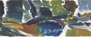 Ivon Hitchens - Warnford Water (Central Pool)
