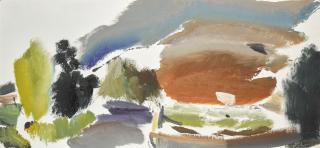 Ivon Hitchens - Winding Downland Lane