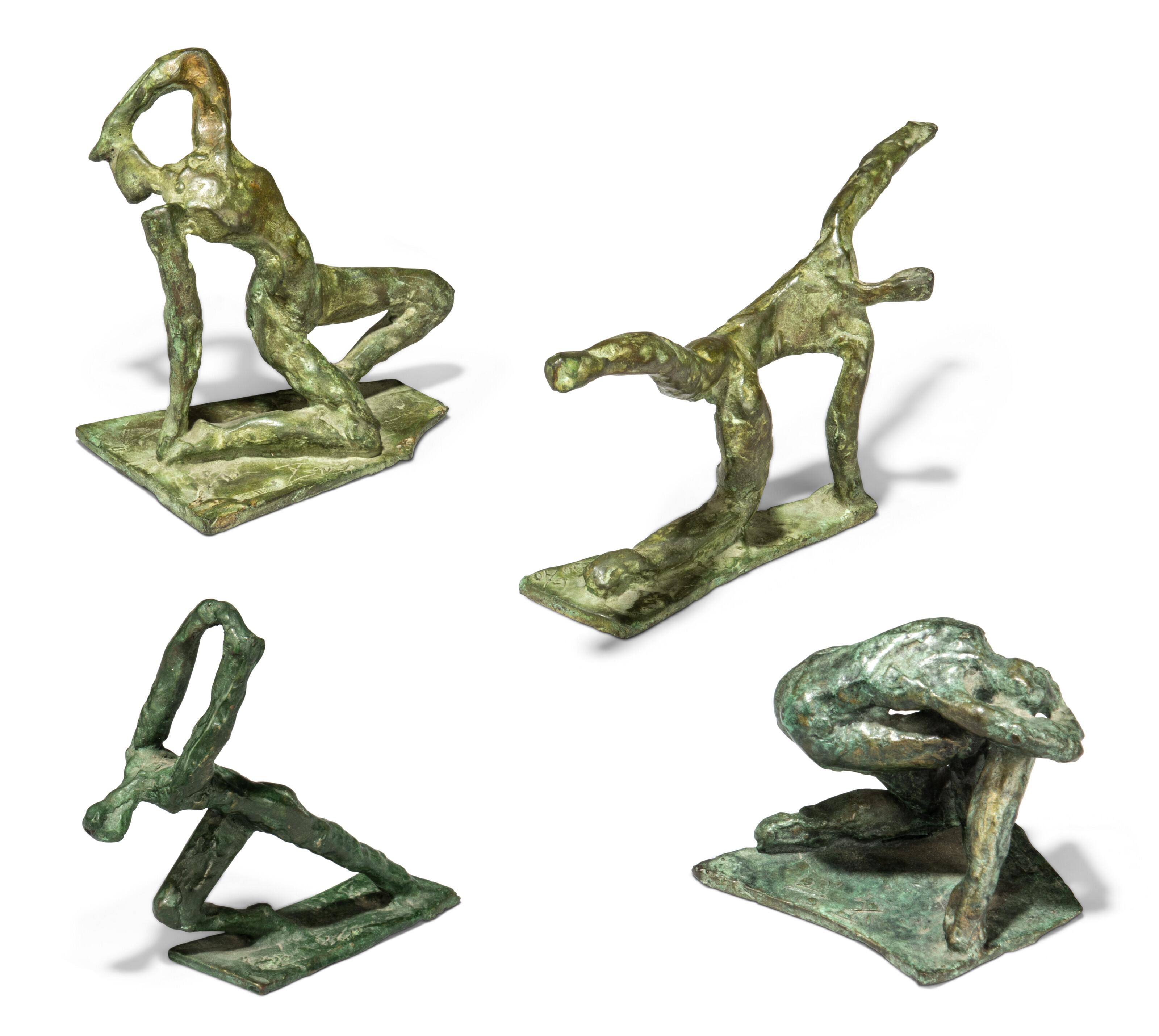 Ivor Abrahams, R.A. - A Group Of Four Figures