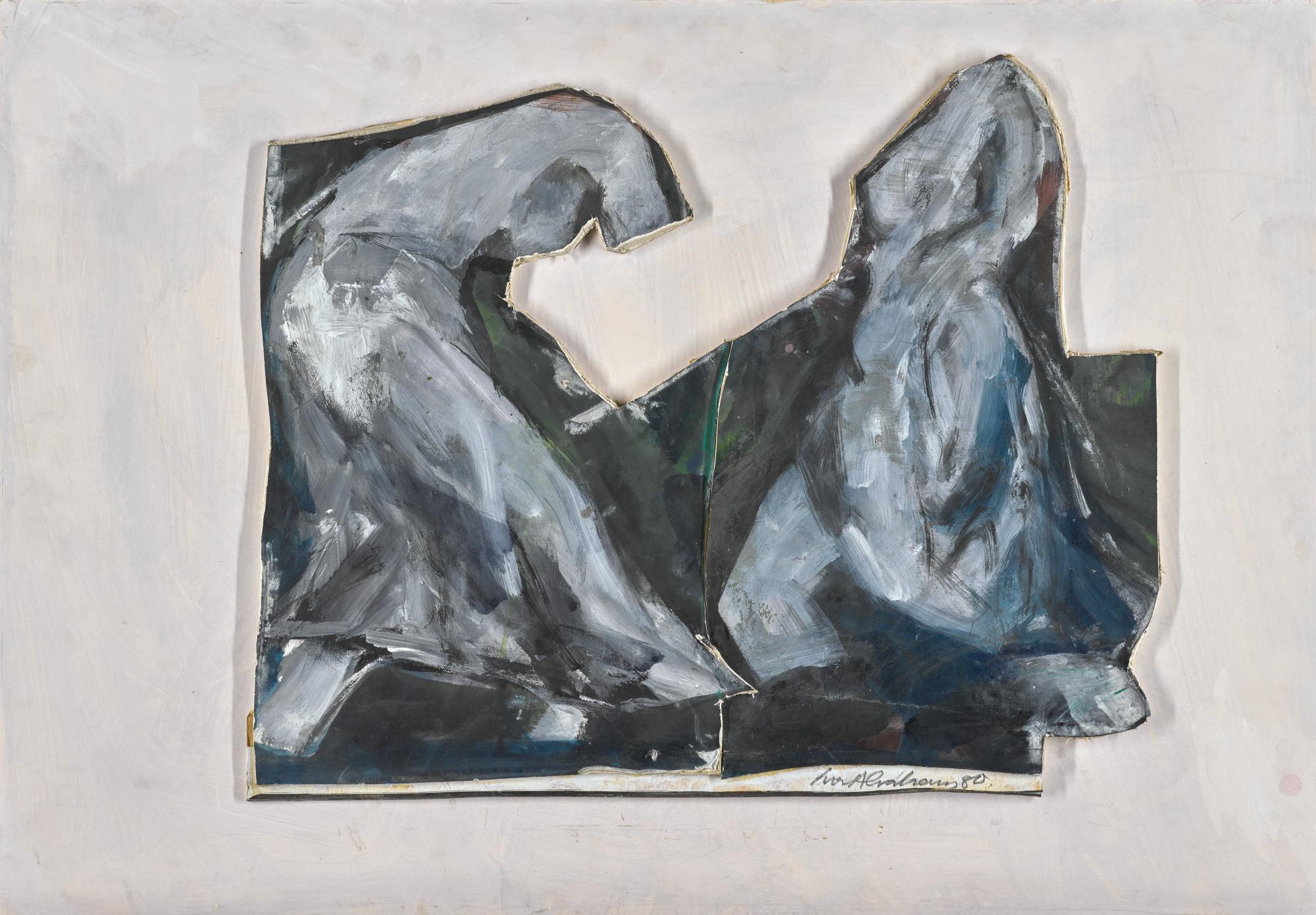Ivor Abrahams, R.A. - Two Figures